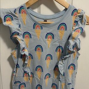 Tea Collection Blue Ice Cream and Rainbow Tank Top‎ k7118